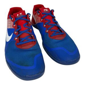 RARE NikeID Metcon 2 Gym Cardio Sport Run Cross Trainer Red/White/Blue Size 15